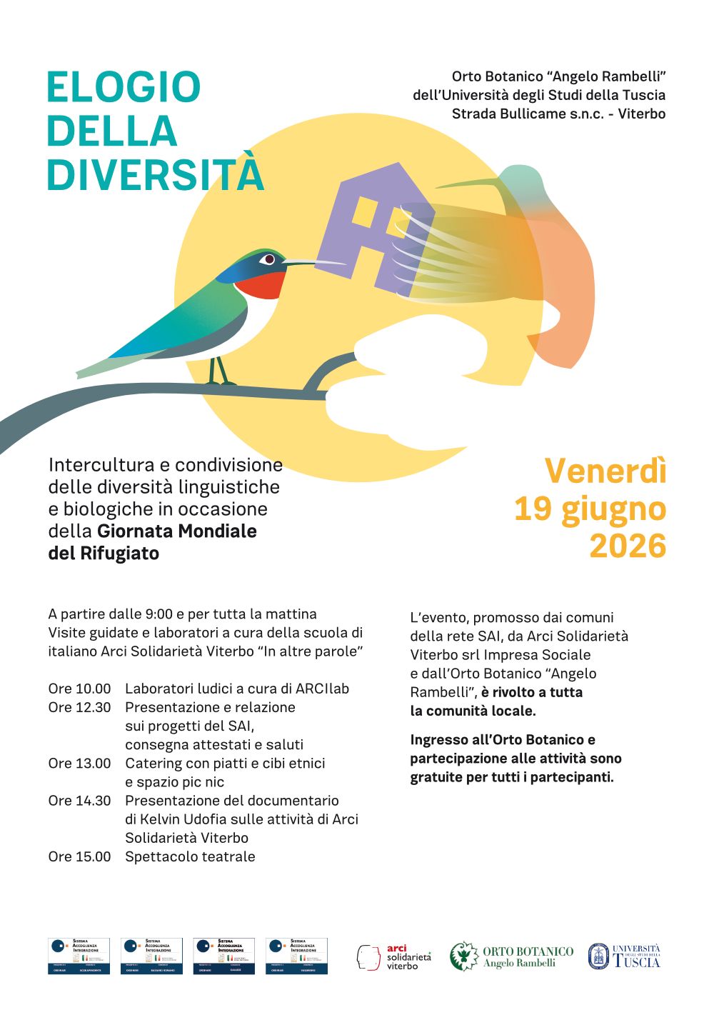 Locandina di elogio della diversità